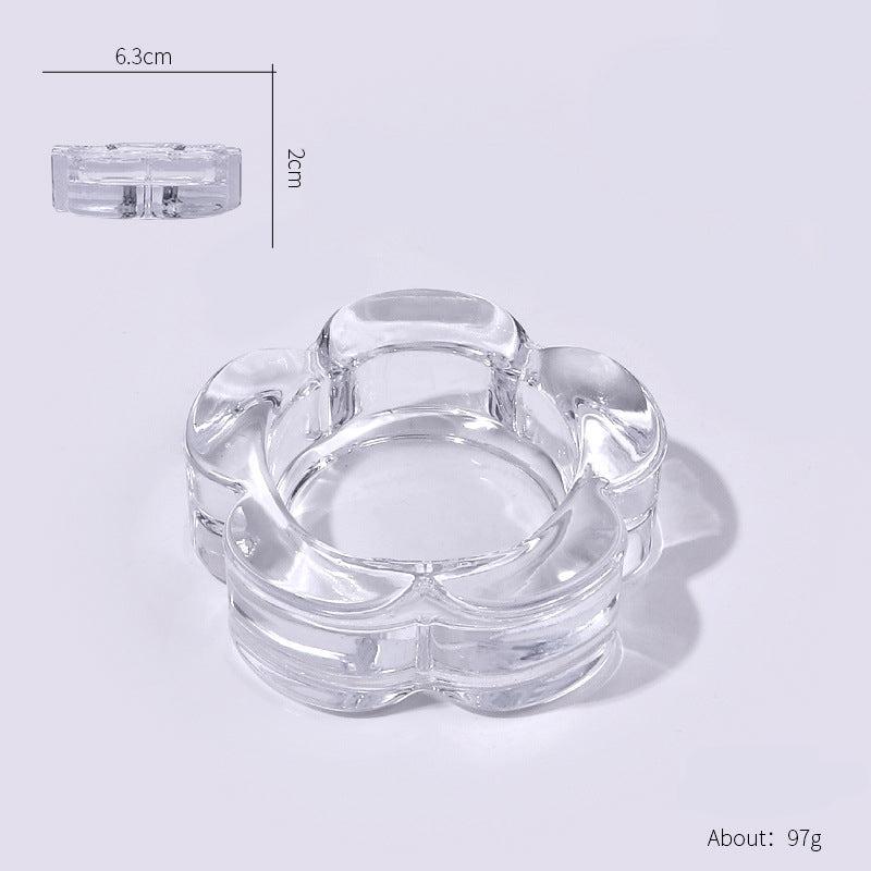 Dappen Dish for Acrylic Nails, Clear Glass Acrylic Nail Monomer Liquid Bowl, Acrylic Powder Holder, Acrylic Glass Jar Dampen Dish Liquid Cup for Nail Art Manicure Care Tools
