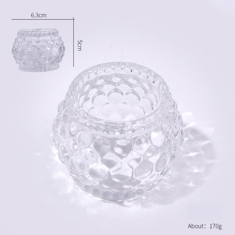 Dappen Dish for Acrylic Nails, Clear Glass Acrylic Nail Monomer Liquid Bowl, Acrylic Powder Holder, Acrylic Glass Jar Dampen Dish Liquid Cup for Nail Art Manicure Care Tools