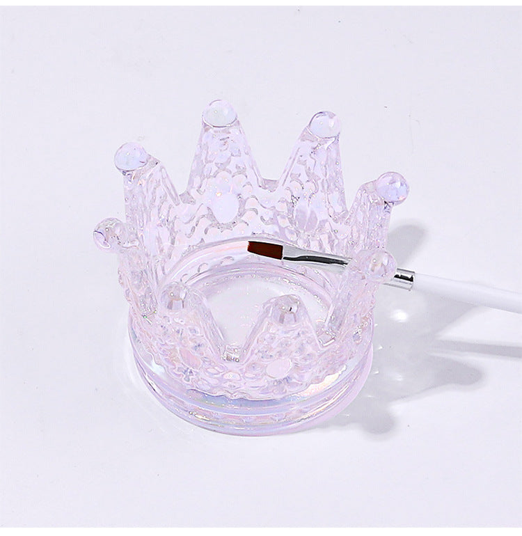 Dappen Dish for Acrylic Nails, Clear Glass Acrylic Nail Monomer Liquid Bowl, Acrylic Powder Holder, Acrylic Glass Jar Dampen Dish Liquid Cup for Nail Art Manicure Care Tools