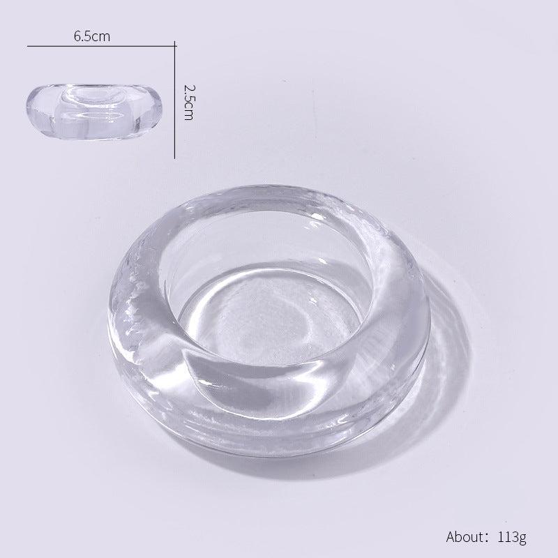 Dappen Dish for Acrylic Nails, Clear Glass Acrylic Nail Monomer Liquid Bowl, Acrylic Powder Holder, Acrylic Glass Jar Dampen Dish Liquid Cup for Nail Art Manicure Care Tools