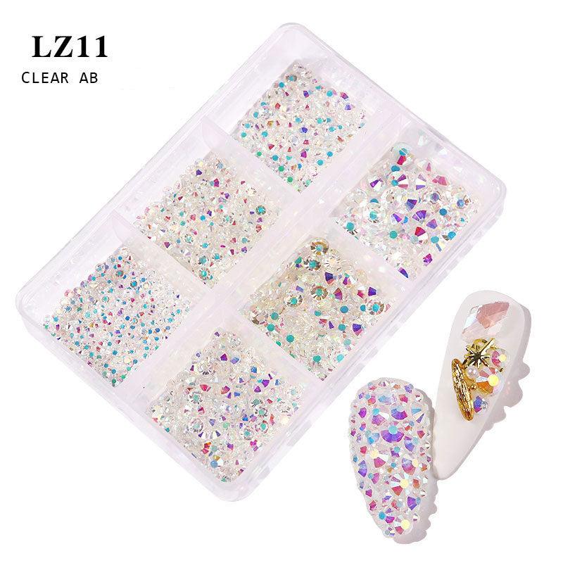 14 Color Jelly Glass Rhinestones Bulk Flatback (6 sizes)