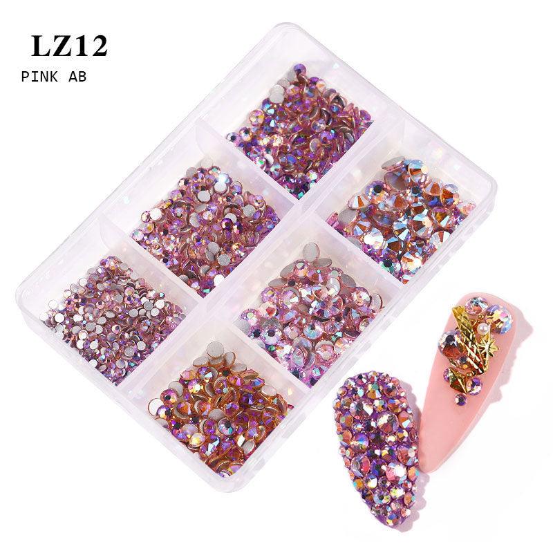 14 Color Jelly Glass Rhinestones Bulk Flatback (6 sizes)