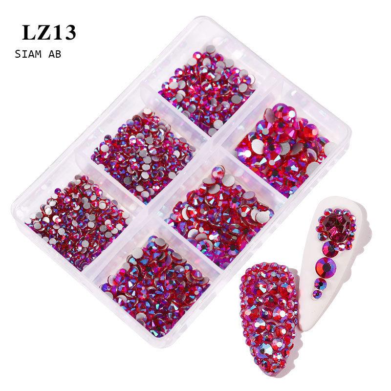 14 Color Jelly Glass Rhinestones Bulk Flatback (6 sizes)