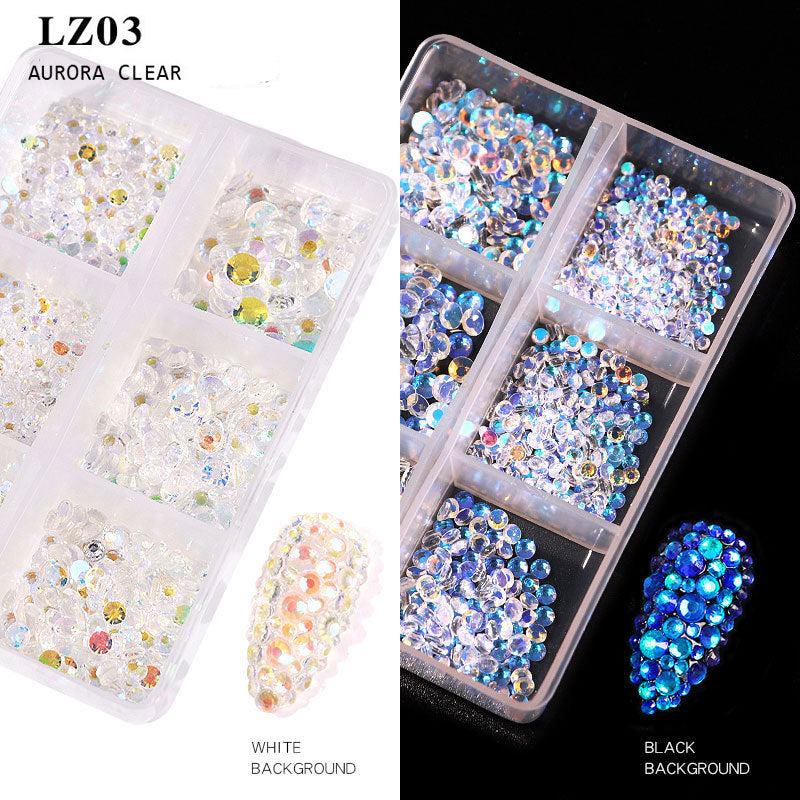 14 Color Jelly Glass Rhinestones Bulk Flatback (6 sizes)