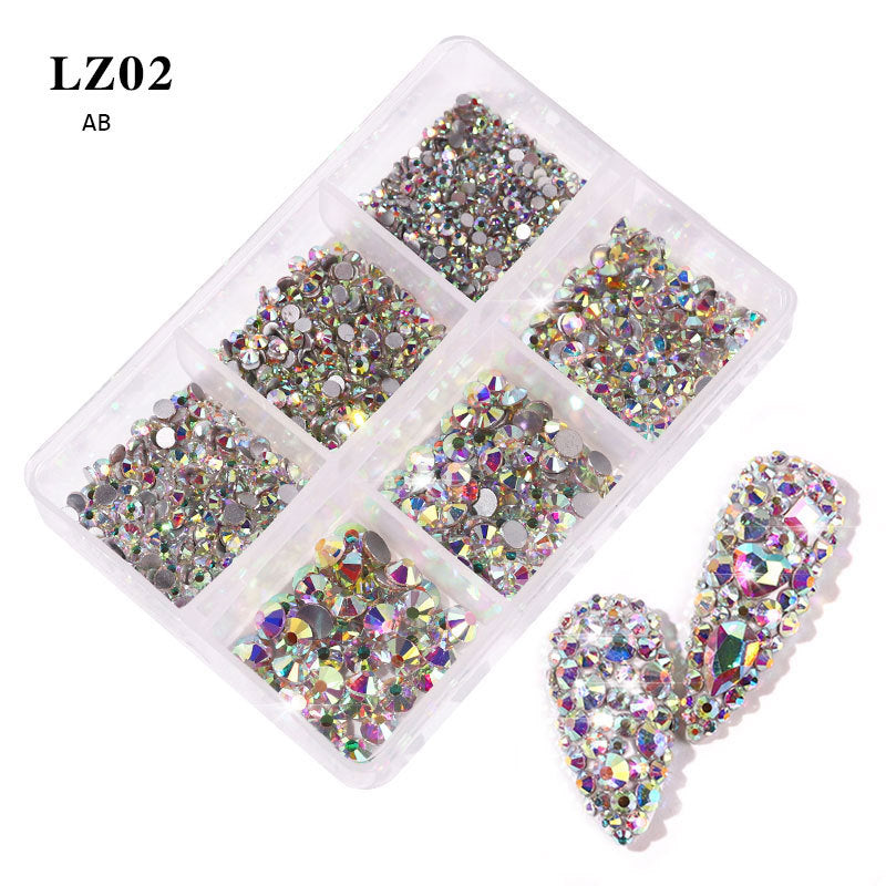 14 Color Jelly Glass Rhinestones Bulk Flatback (6 sizes)