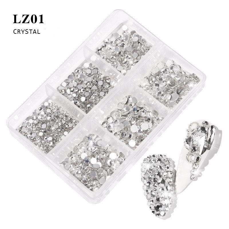 14 Color Jelly Glass Rhinestones Bulk Flatback (6 sizes)