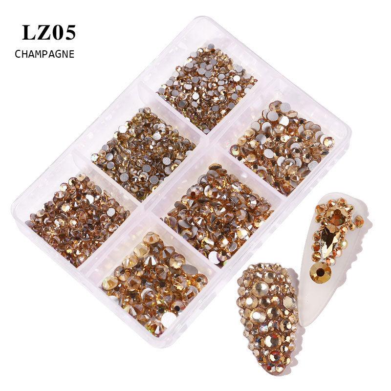 14 Color Jelly Glass Rhinestones Bulk Flatback (6 sizes)