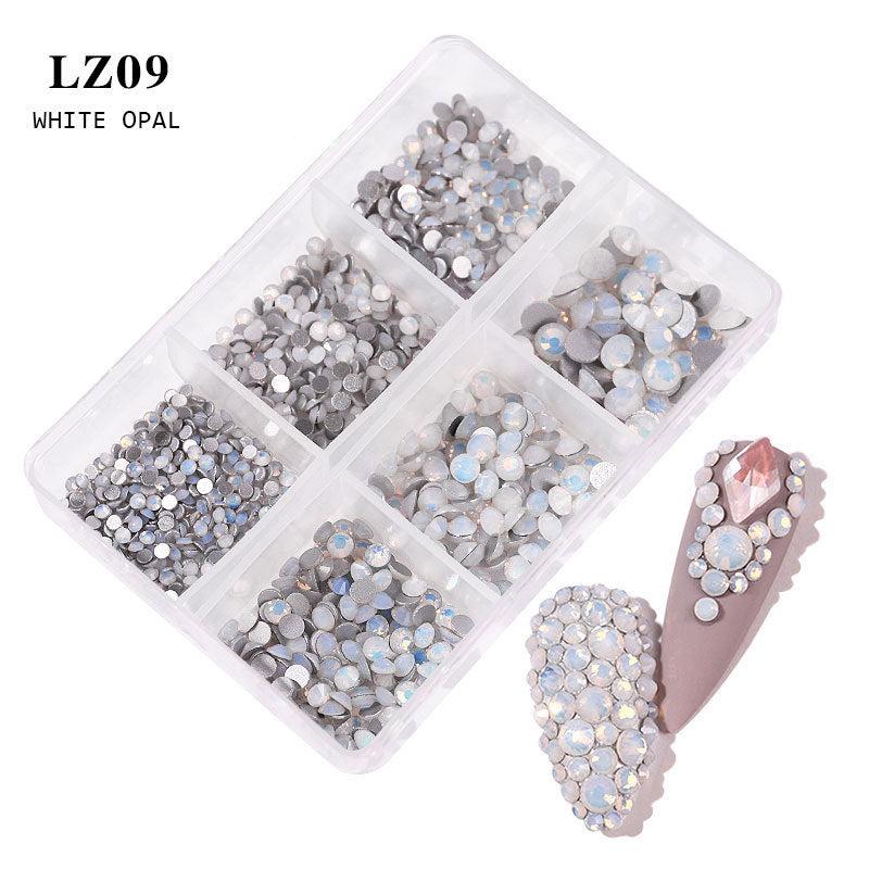 14 Color Jelly Glass Rhinestones Bulk Flatback (6 sizes)