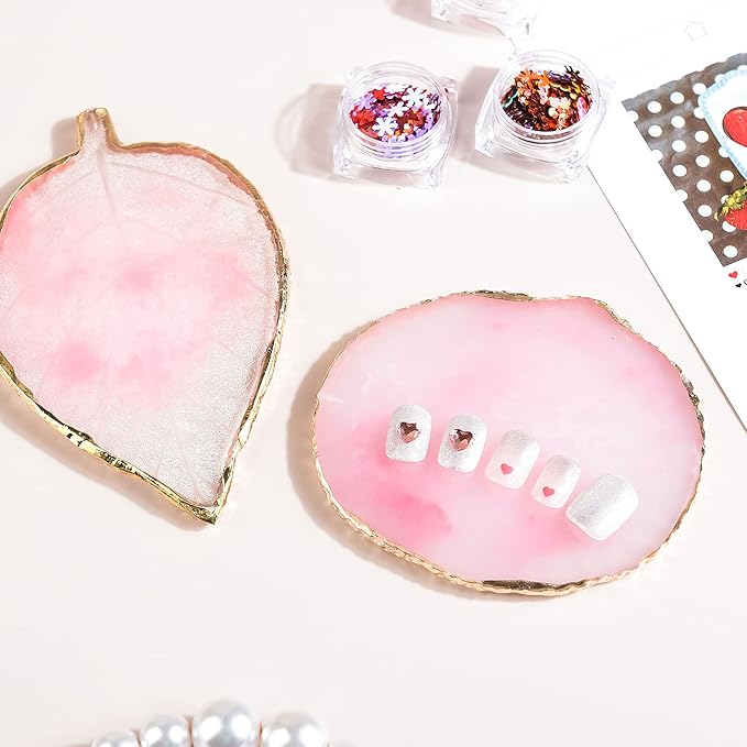 Nail Art Palette Nail Polish Palette Mixing Palette Makeup Plate Nail Plates for Nail Art Nail Tip Holder Nail Art Display