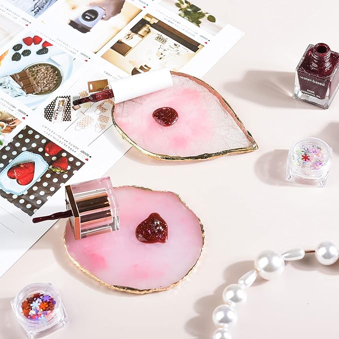 Nail Art Palette Nail Polish Palette Mixing Palette Makeup Plate Nail Plates for Nail Art Nail Tip Holder Nail Art Display