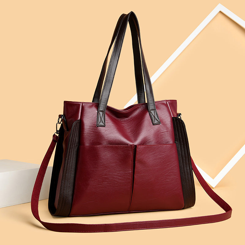 Urban Chic PU Leather Shoulder Bag: Style Meets Functionality