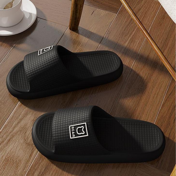 Pillow Slippers for Women and Men Non Slip Quick Drying Shower Slides Bathroom Sandals | Ultra Cushion | Thick Sole
