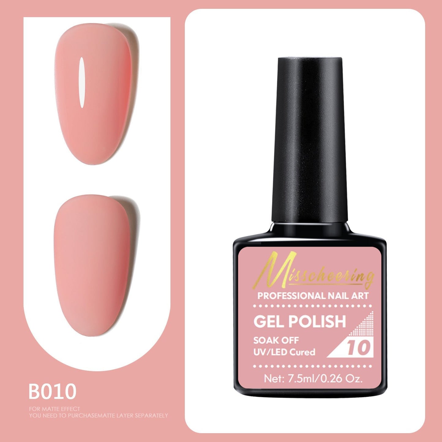 Professional Gel Nail Polish of 66 different color