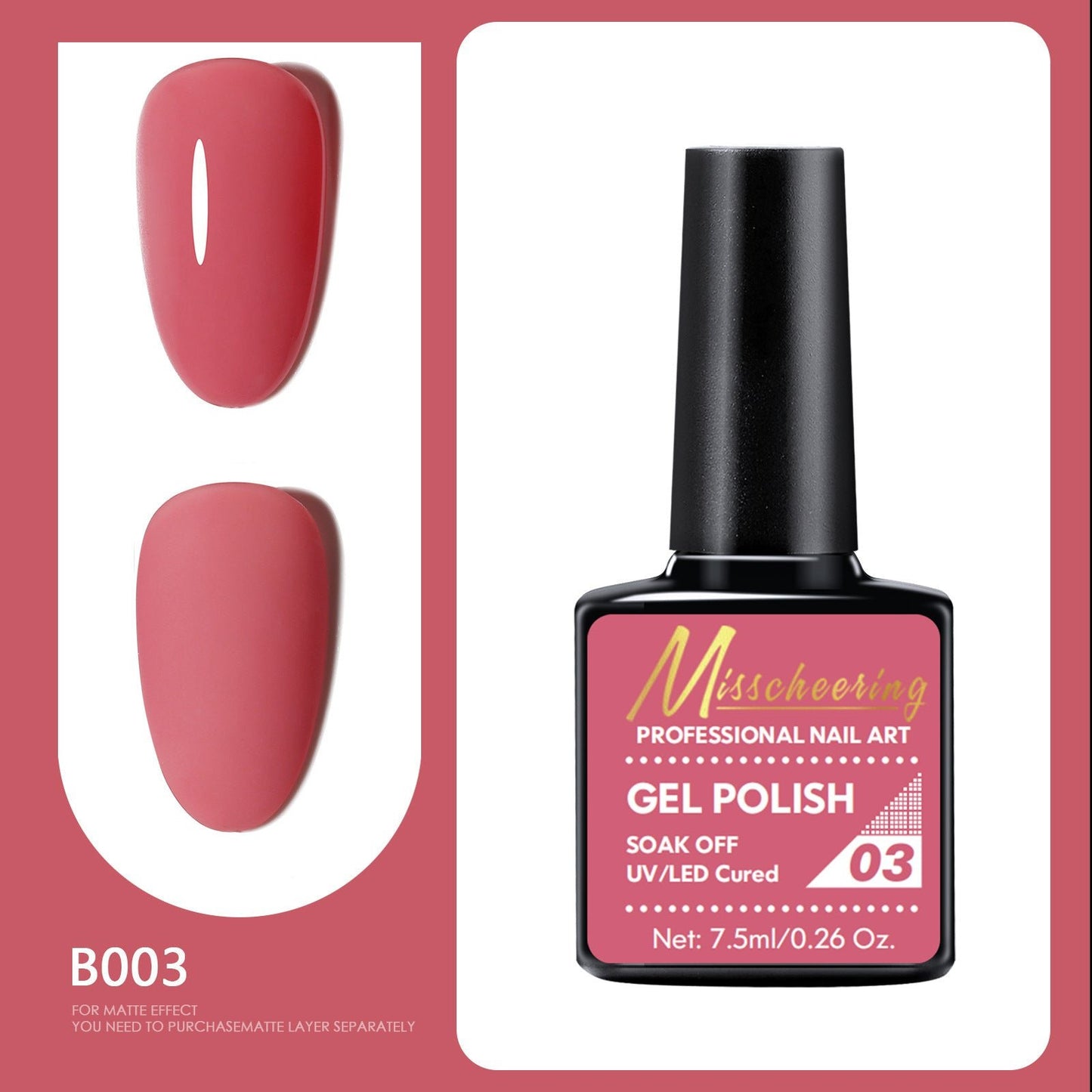 Professional Gel Nail Polish of 66 different color