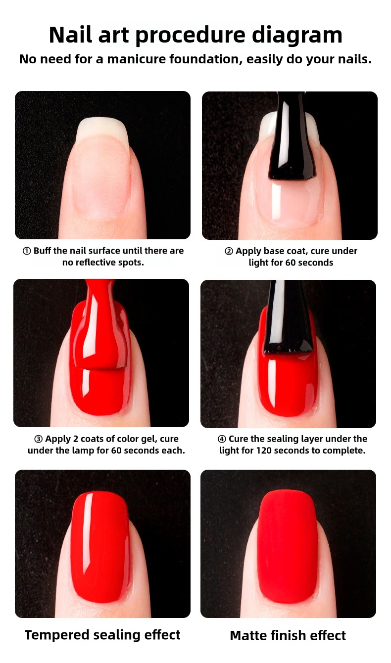 15ml Removable Base Gel & Leveling Gel & Tempered/Matte Top Gel, Top Coat, Base Coat