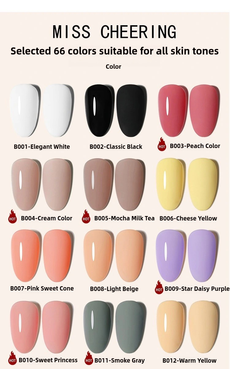 Professional Gel Nail Polish of 66 different color