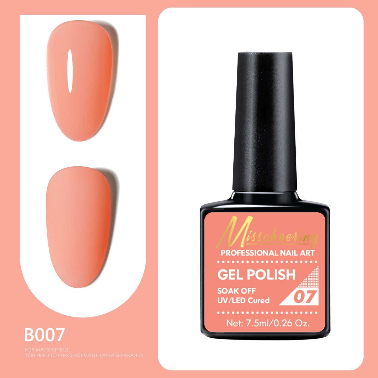 Professional Gel Nail Polish of 66 different color