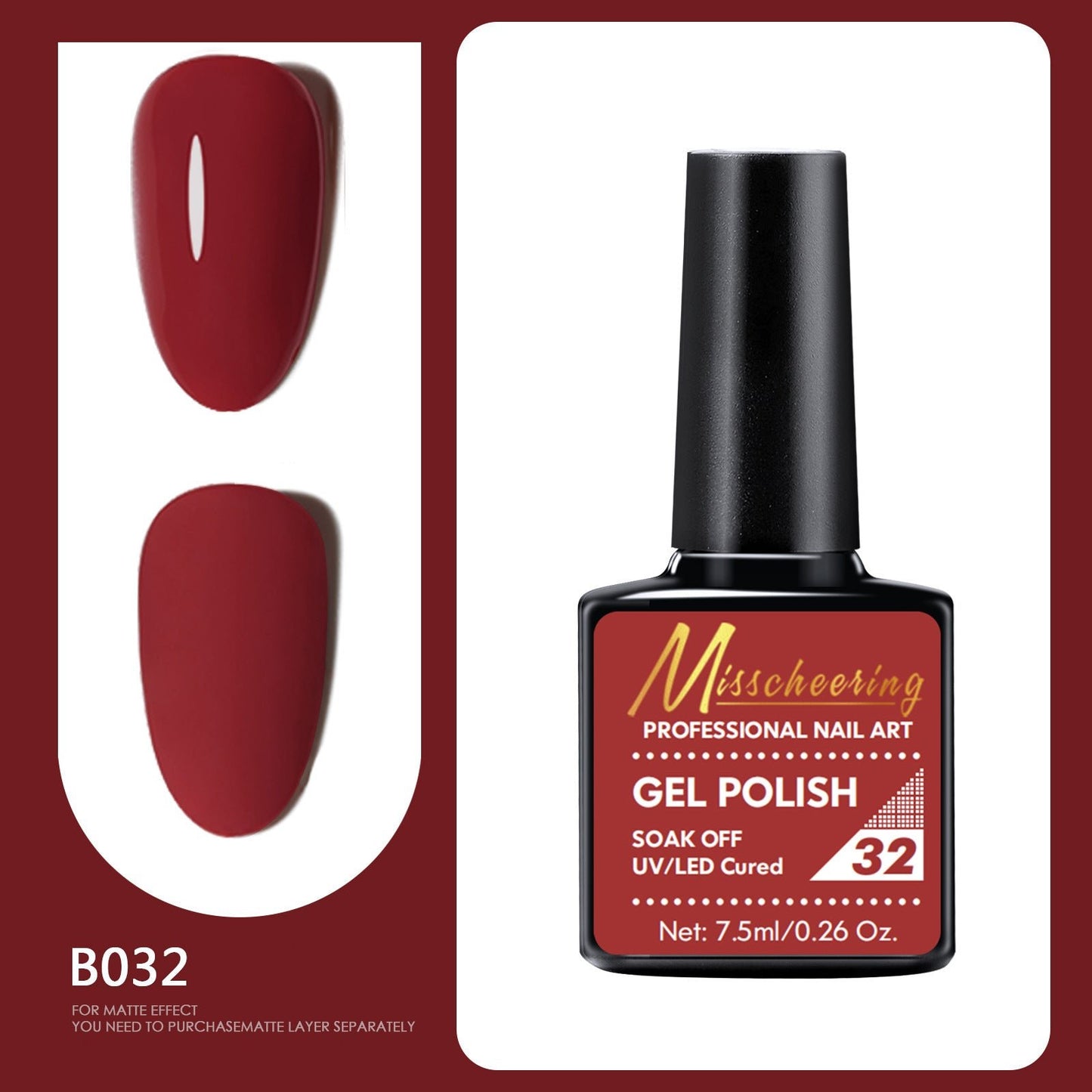 Professional Gel Nail Polish of 66 different color