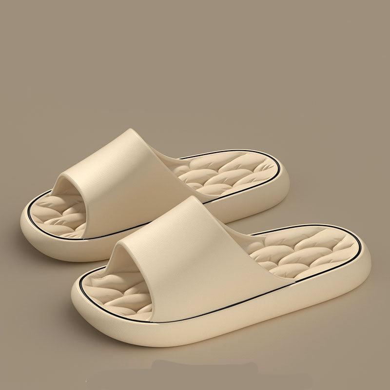 Cloud Slippers for Women and Men, Pillow House Slippers Shower Shoes Indoor Slides Bathroom Sandals, Ultimate Comfort, Lightweight, Thick Sole, Non-Slip, Easy to Clean