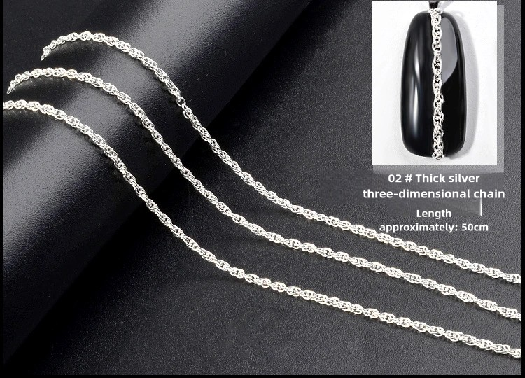 Chain Accessories Series for Nail Art