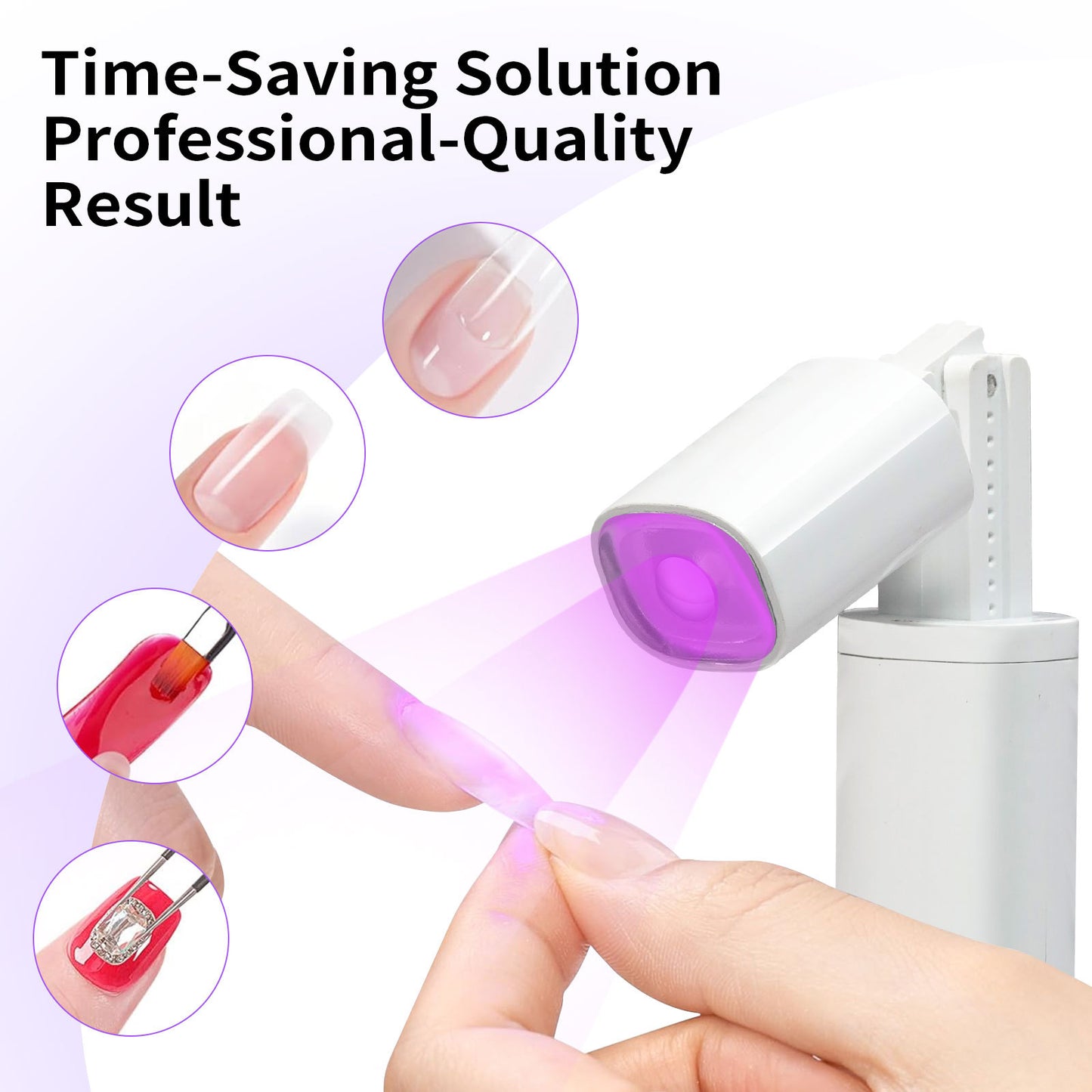 Portable & Foldable Smart Nail Lamp – Your Perfect Nail Art Companion