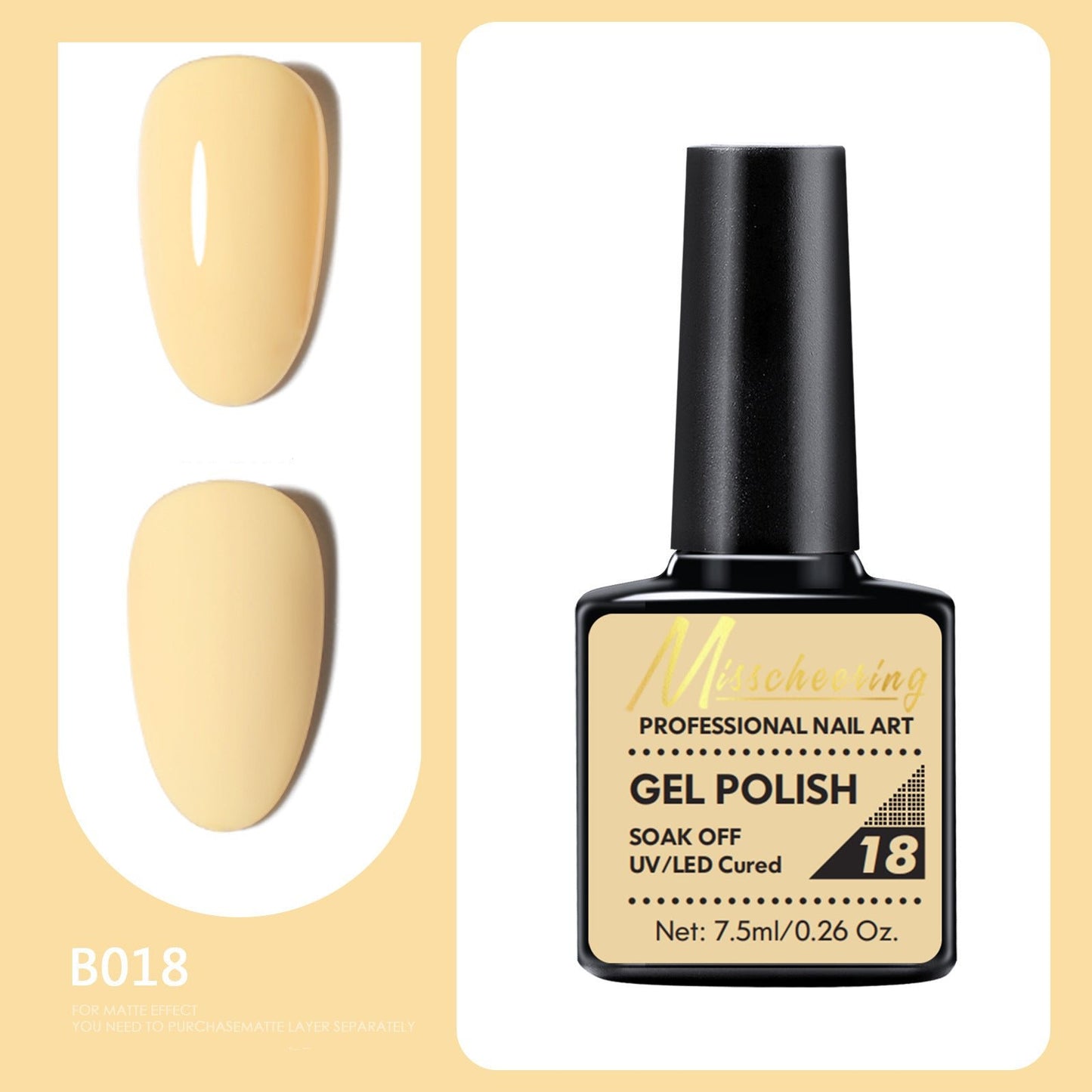 Professional Gel Nail Polish of 66 different color