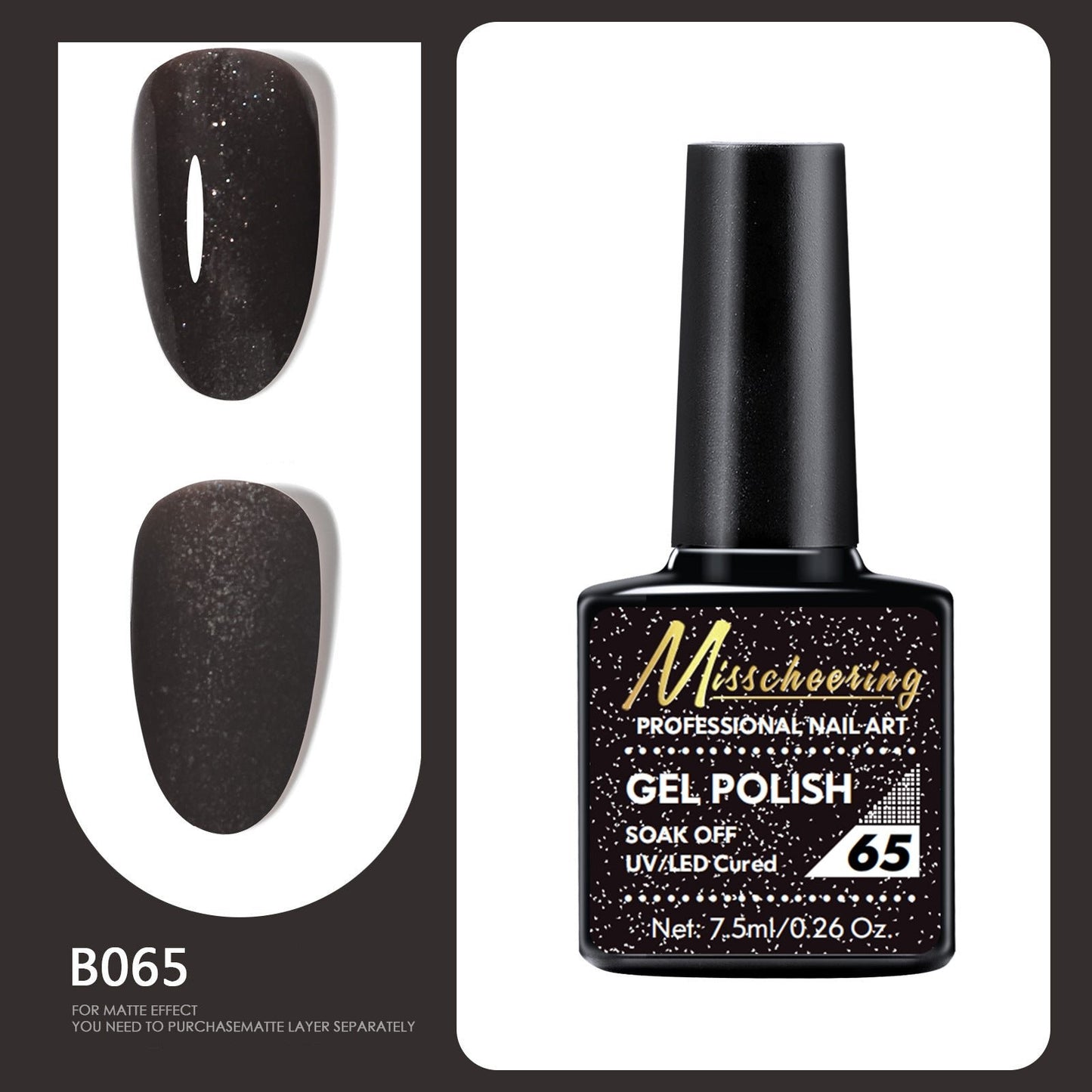 Professional Gel Nail Polish of 66 different color