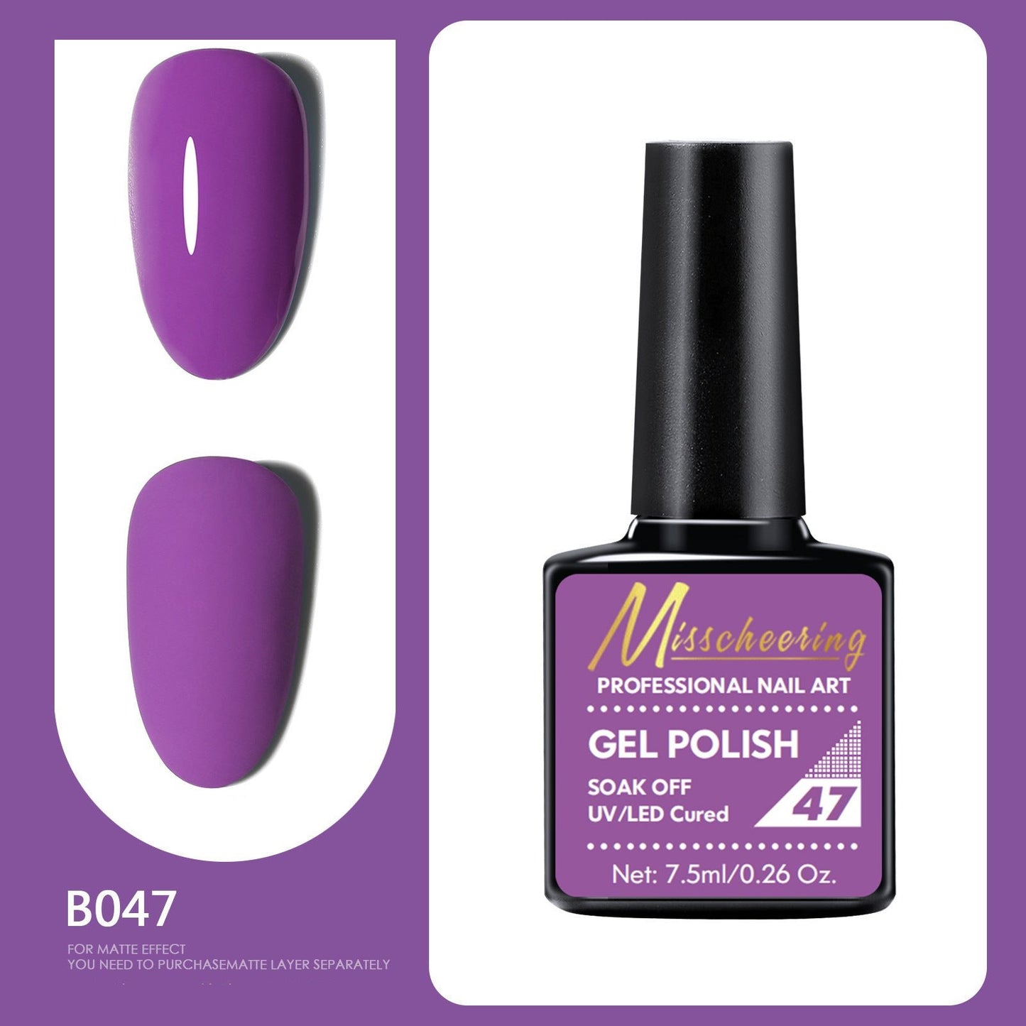 Professional Gel Nail Polish of 66 different color