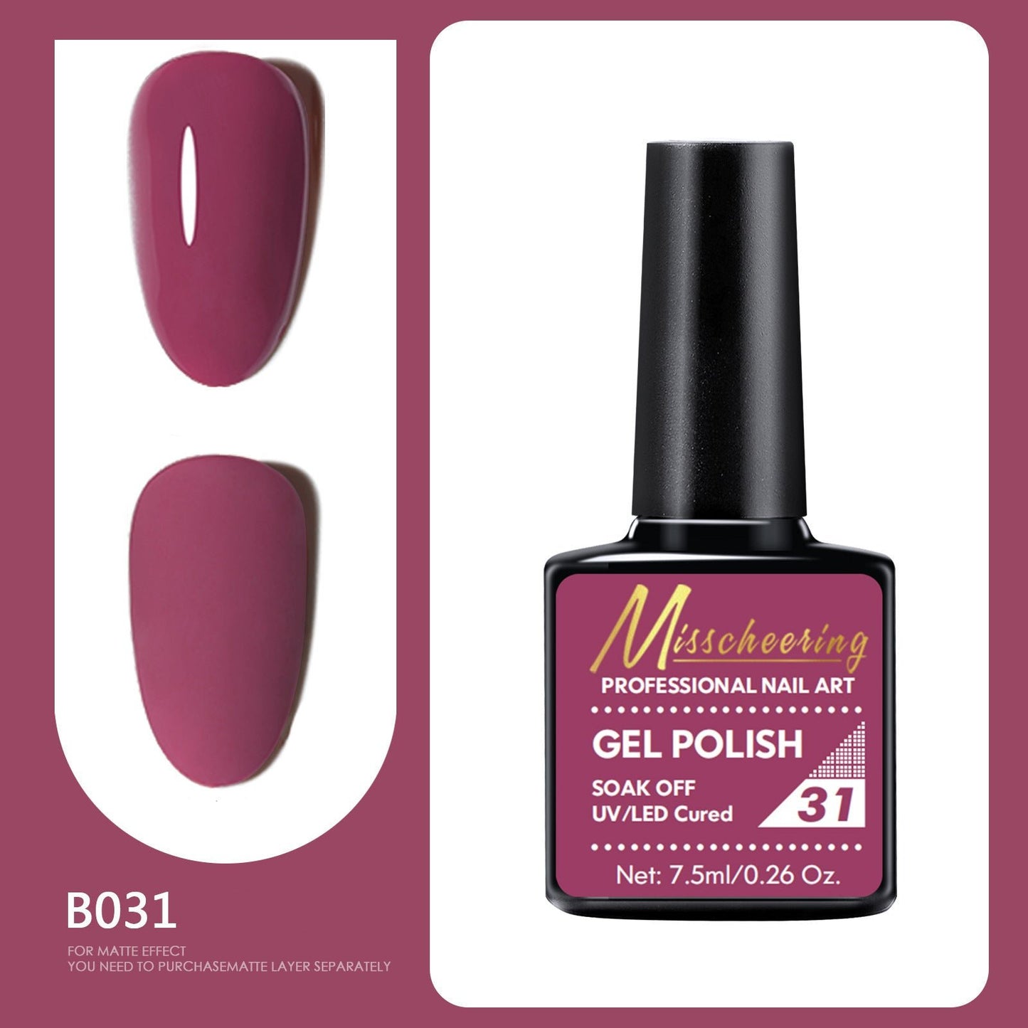 Professional Gel Nail Polish of 66 different color