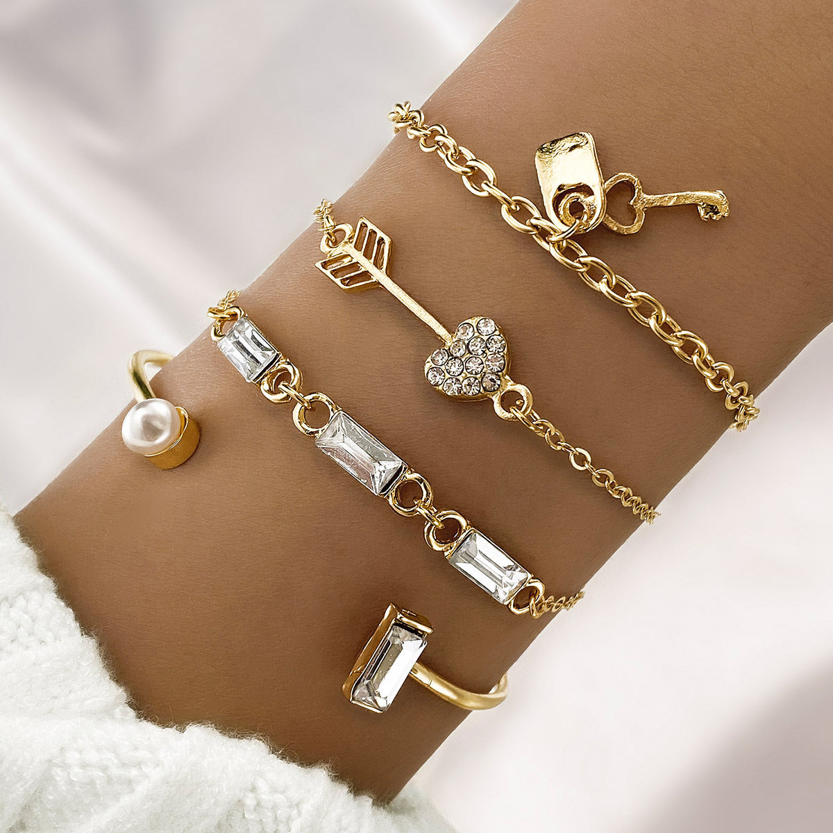 (Stainless)Set of 4 Bracelets (14 different sets)