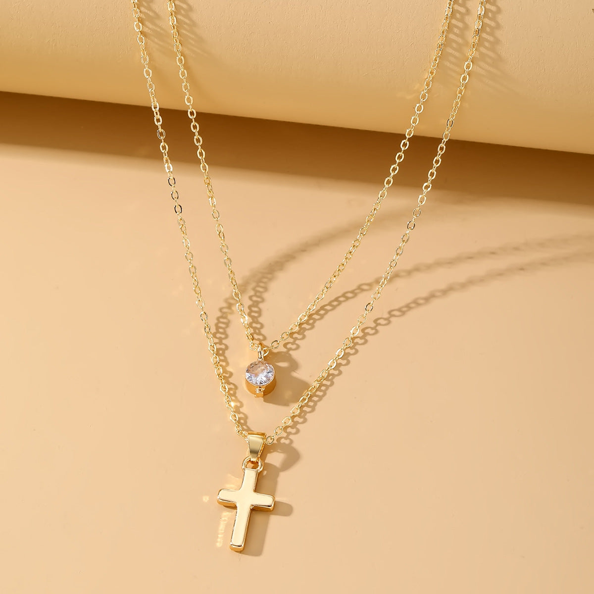 (Stainless)Divine Grace Layered Cross Necklace (21 different designs)