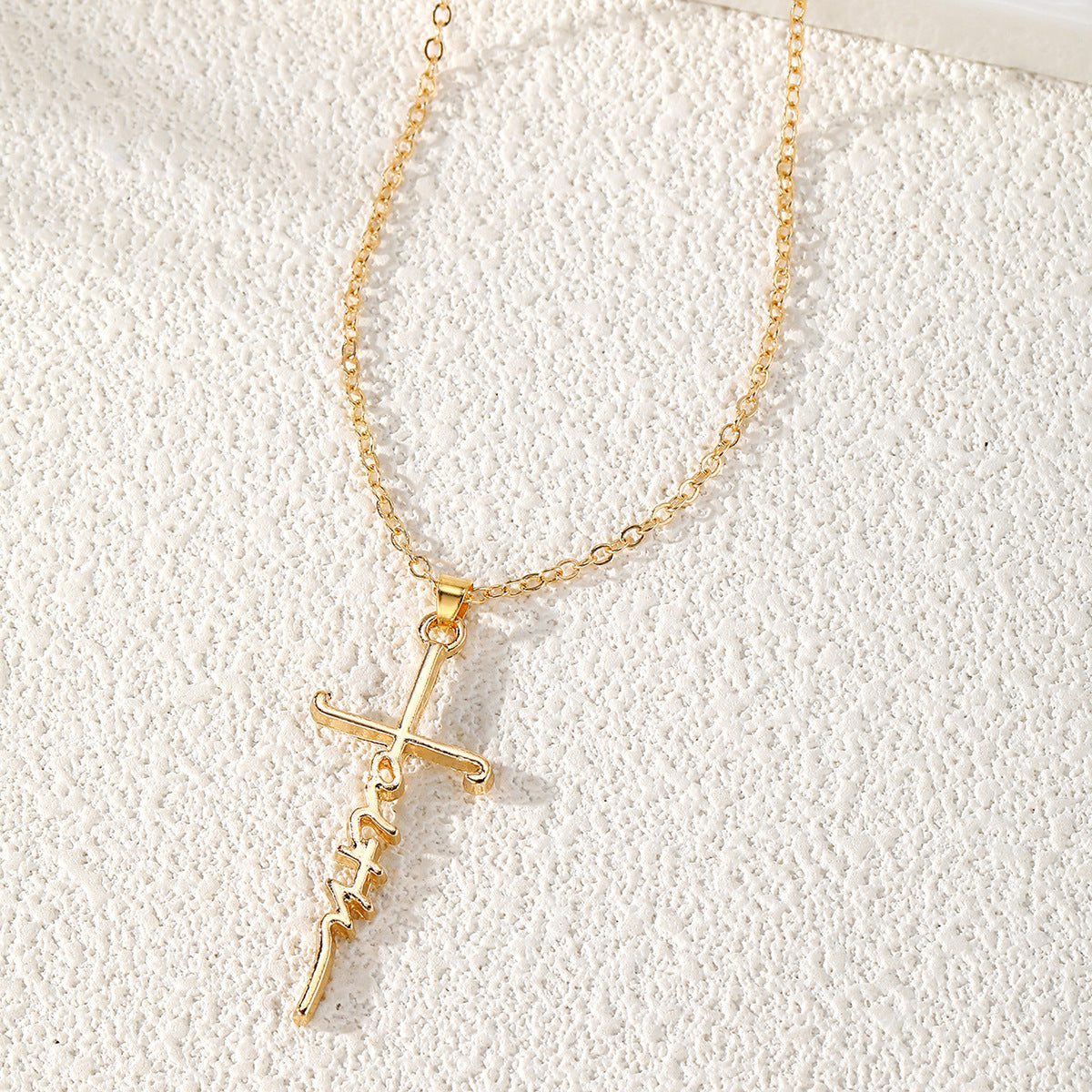 (Stainless)Divine Grace Layered Cross Necklace (21 different designs)