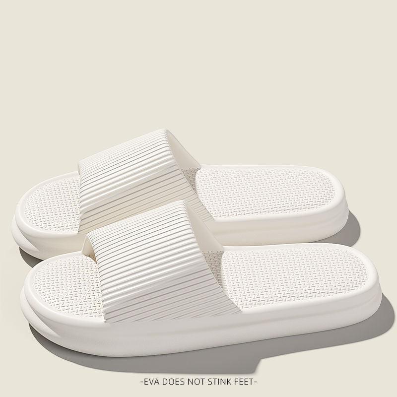 Pillow Slippers for Women and Men Non Slip Quick Drying Shower Slides Bathroom Sandals | Ultra Cushion | Thick Sole