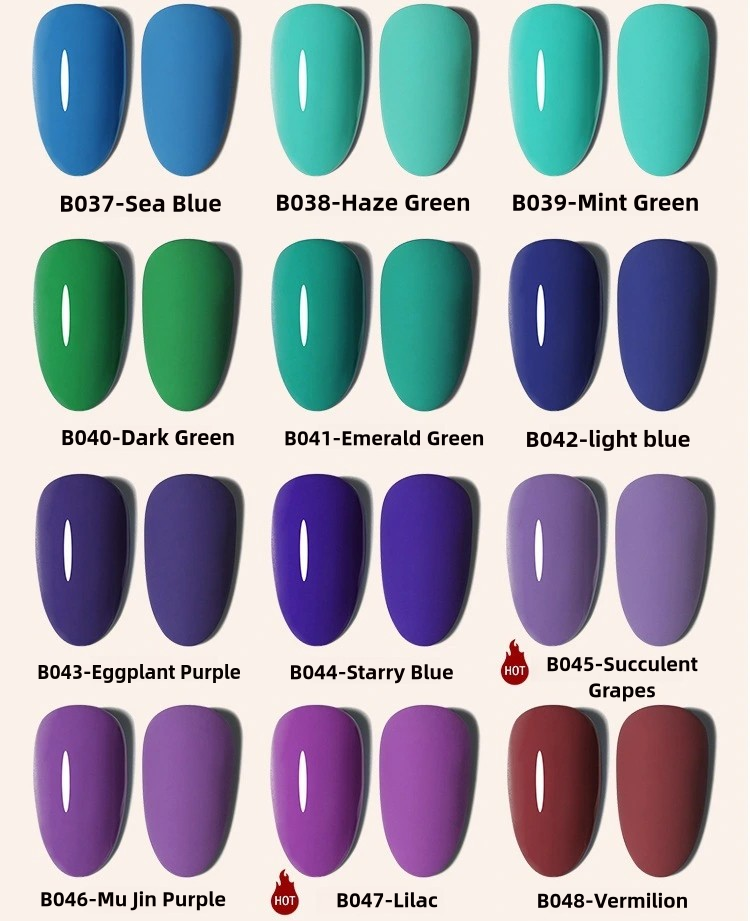 Professional Gel Nail Polish of 66 different color