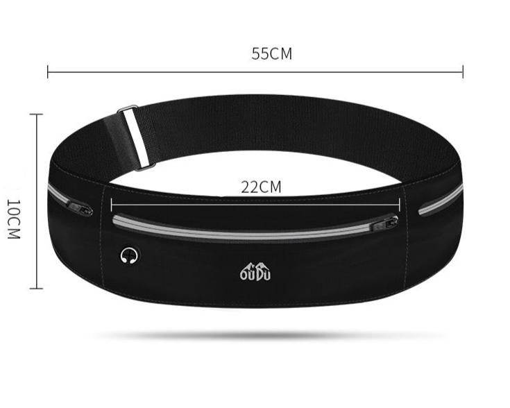 Hybrid Runner's Waist Pack: Spacious & Secure for Active Lifestyles