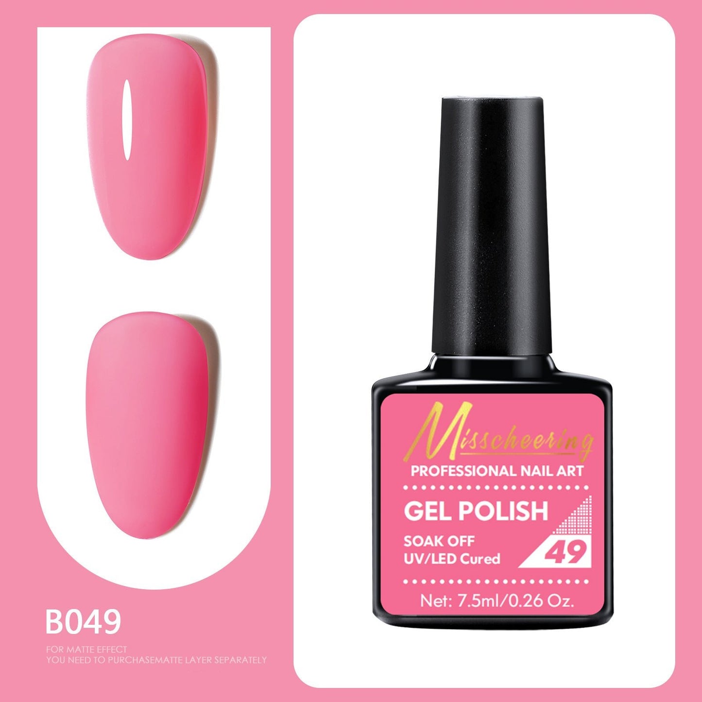 Professional Gel Nail Polish of 66 different color