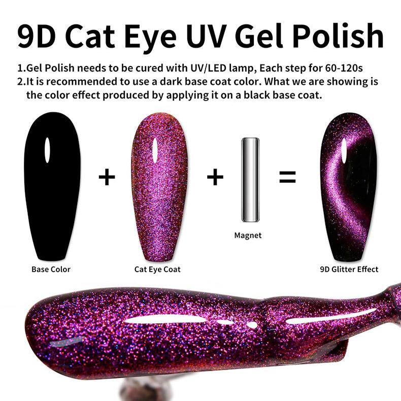 Cat Eye Gel Nail Polish Set 12 Colors