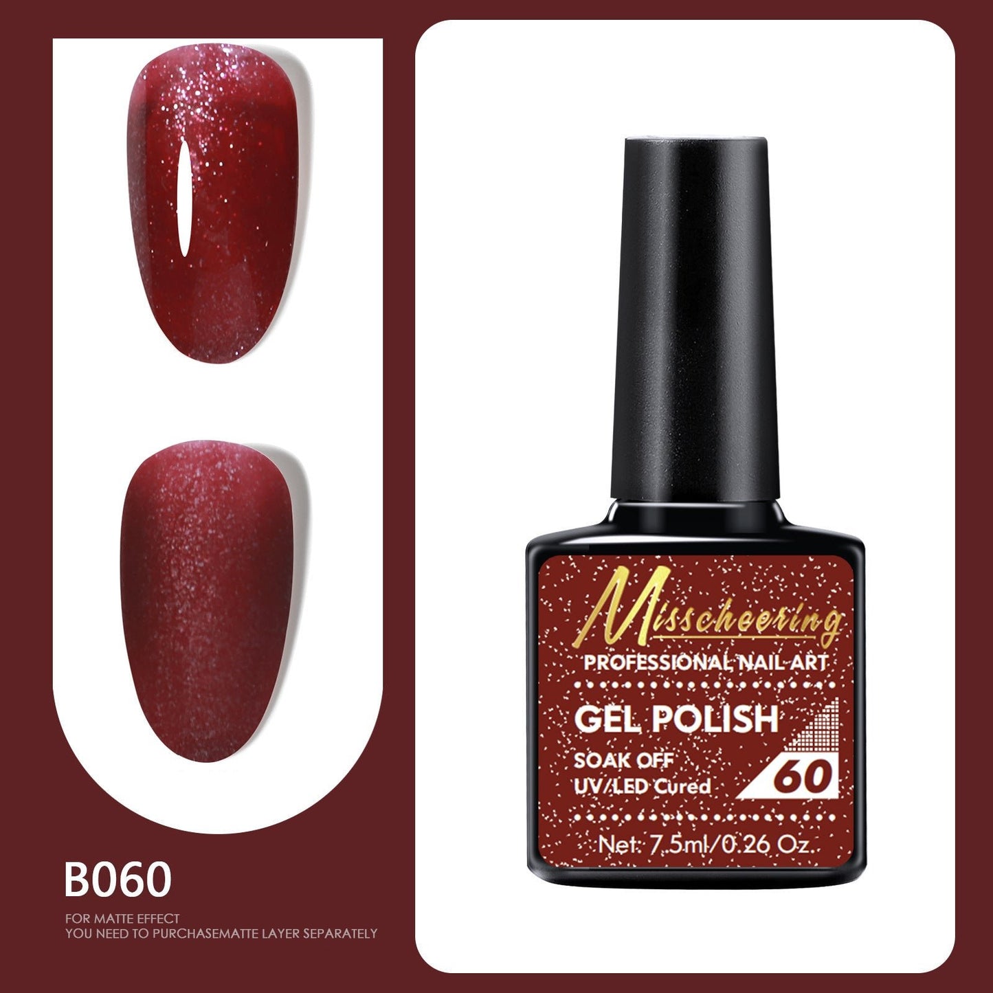 Professional Gel Nail Polish of 66 different color