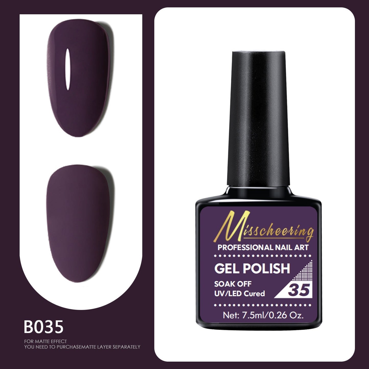 Professional Gel Nail Polish of 66 different color