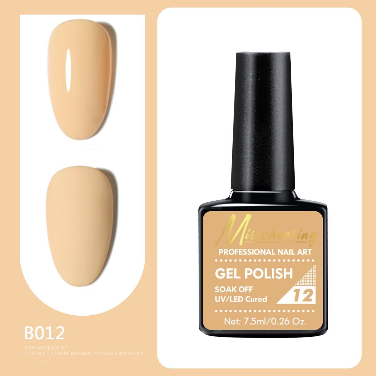 Professional Gel Nail Polish of 66 different color