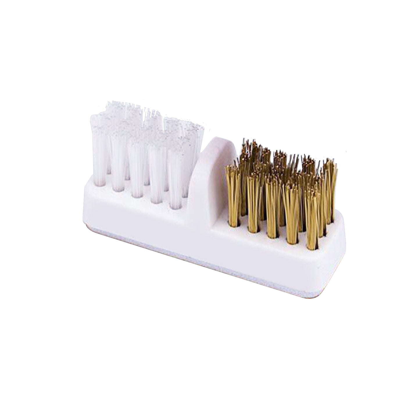 Nail Drill Bits Cuticle Cleaning Tool with Steel & Nylon Wire Brush, Cleaner Case, Clear Protect Cover, Suitable for Carbide Nail Drill Bits/Ceramic Nail Drill Bits