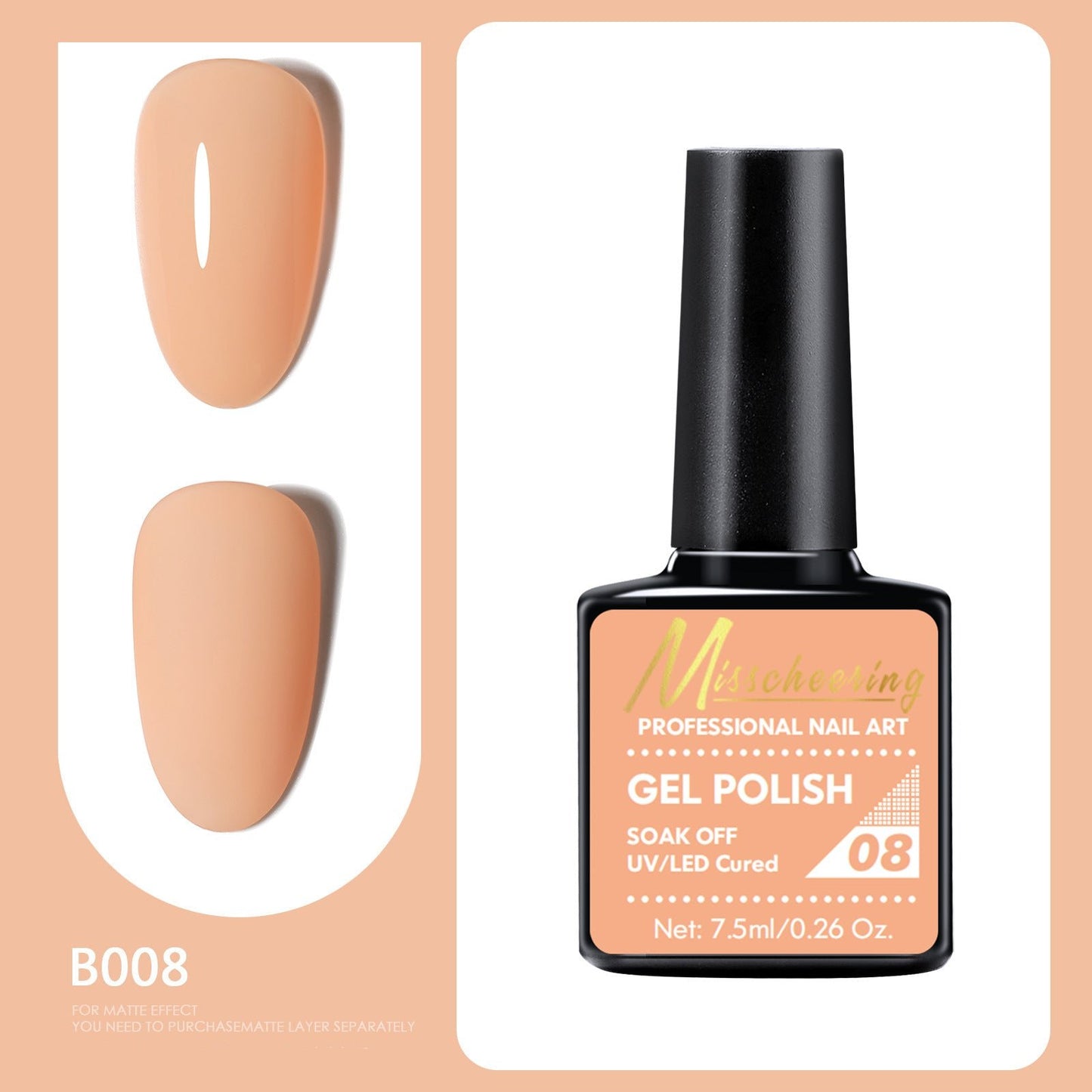 Professional Gel Nail Polish of 66 different color