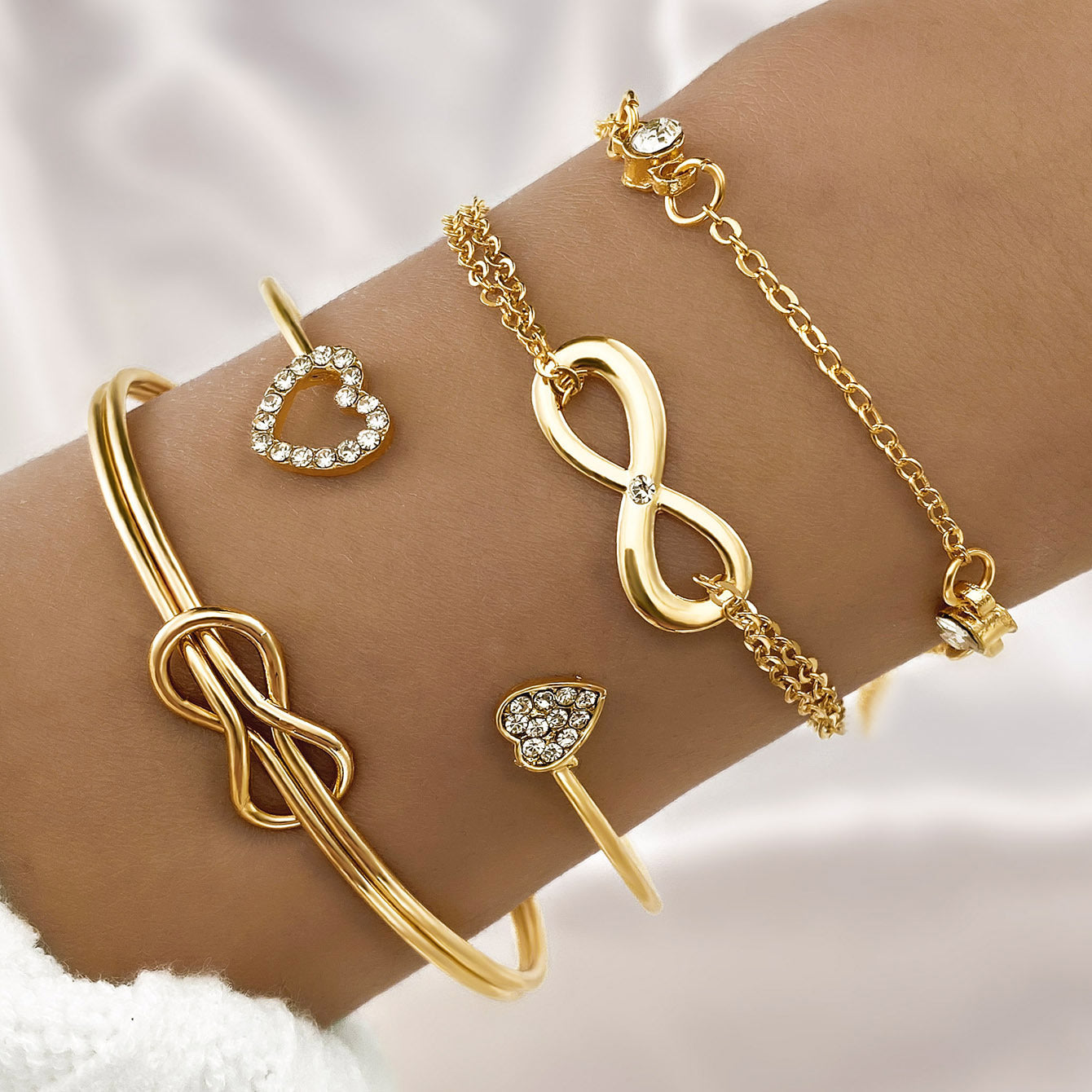 (Stainless)Set of 4 Bracelets (14 different sets)