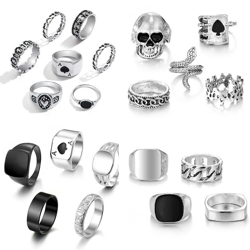 (Stainless)Set of Rings (4-7 rings in a set)