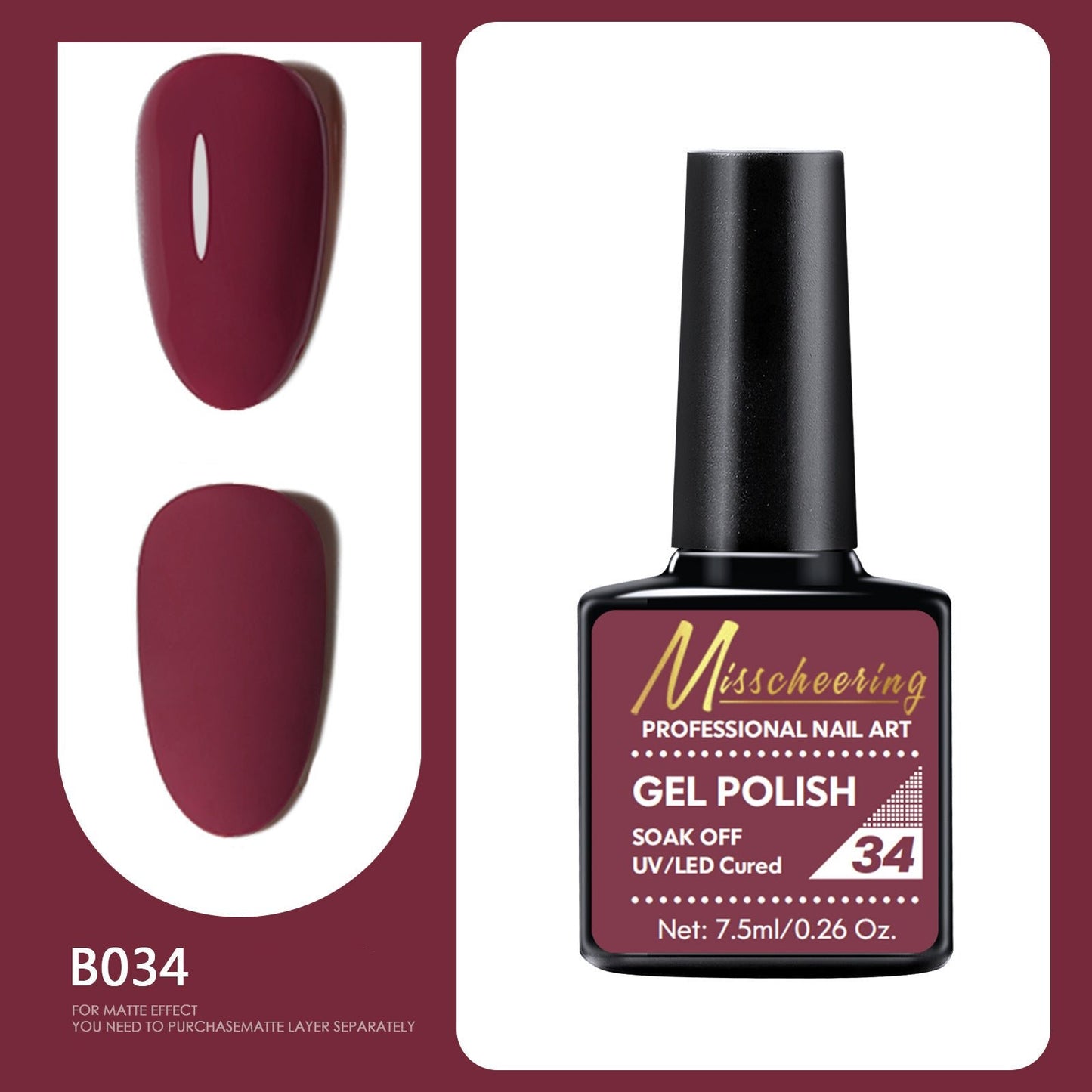 Professional Gel Nail Polish of 66 different color