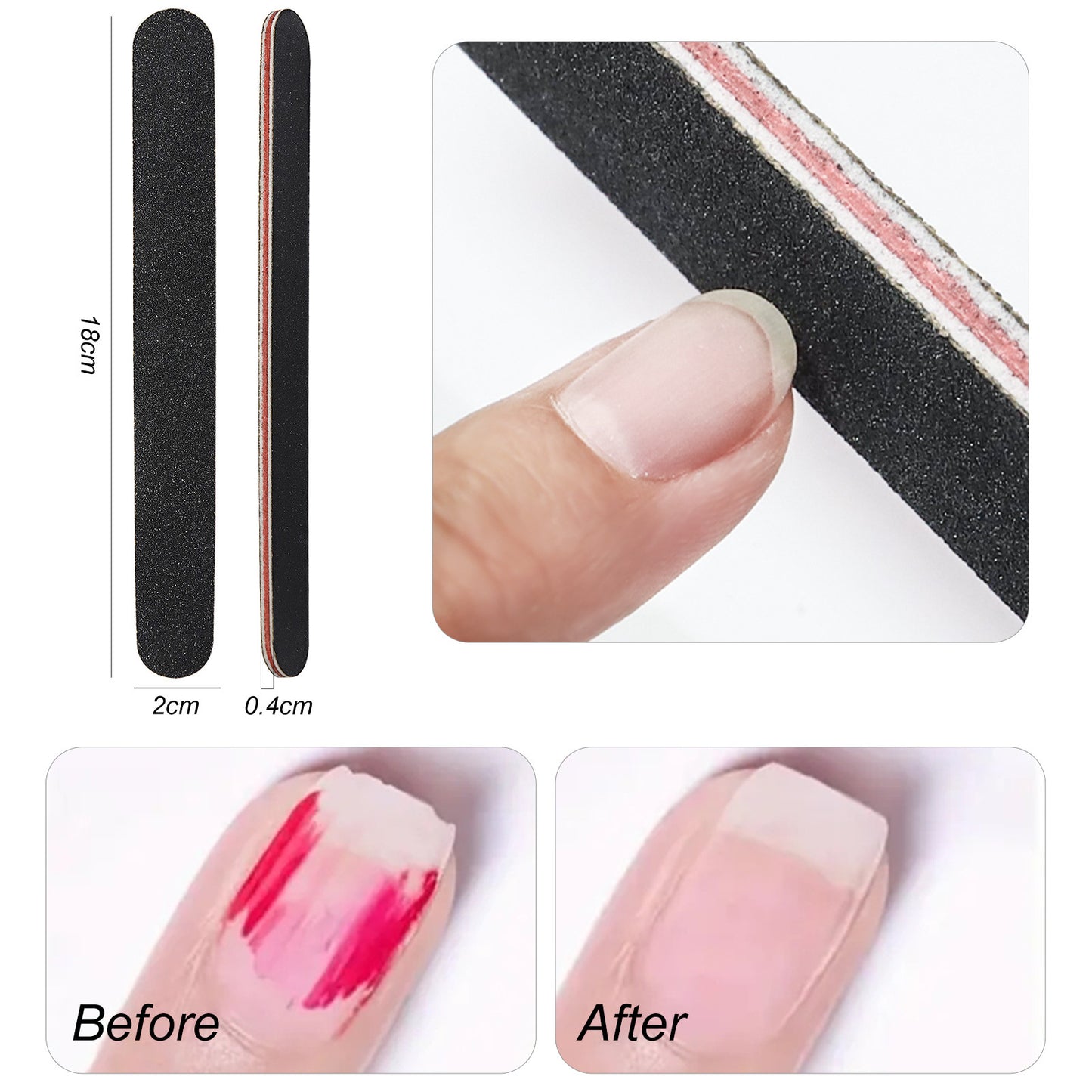 18-Piece Nail Filing & Buffing Kit – Your All-in-One Solution for Perfect Nails