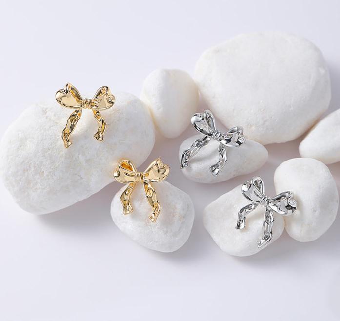 (Stainless)Elegant Butterfly Bow Earrings