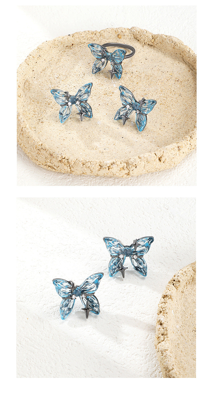 Blue butterfly series