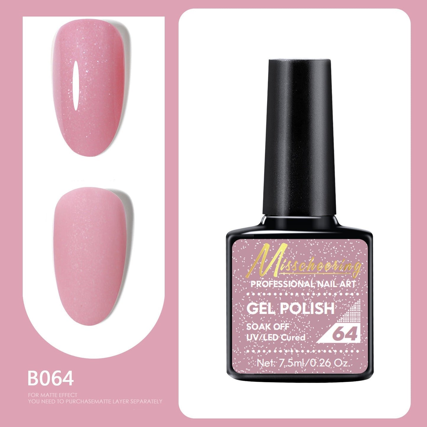 Professional Gel Nail Polish of 66 different color