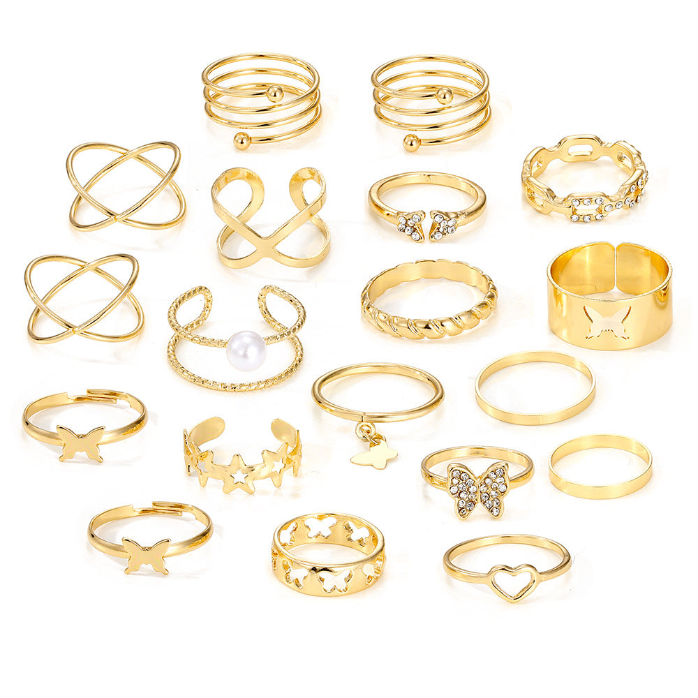(Stainless)Set of Rings (18, 20 or 22 rings in a set)